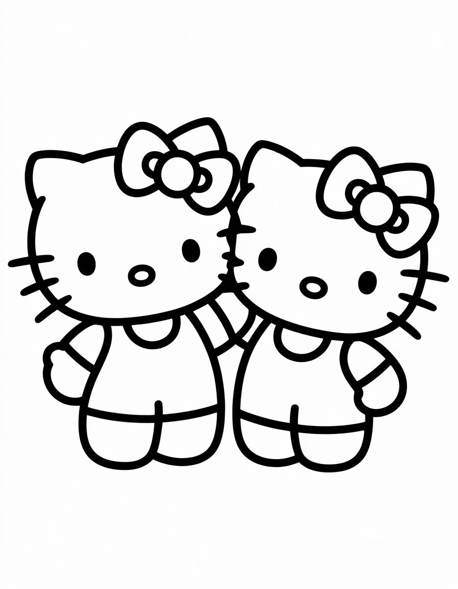 Hello Kitty and Mimmy